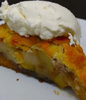 gedeckter Apfelkuchen