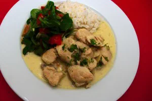 Hähnchengeschnetzeltes Züricher Art