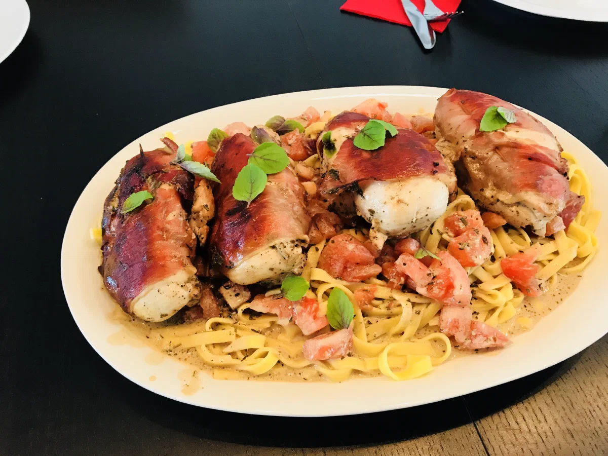 Italienische Hähnchenbrust