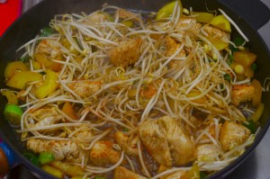 Leichte Hähnchen Pfanne_003