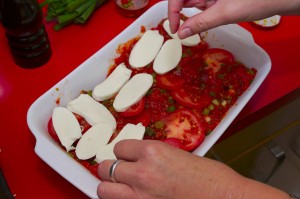 Putenschnitzel in Tomatensoße mit Mozarella_12