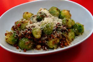 Rosenkohl mit Parmesan