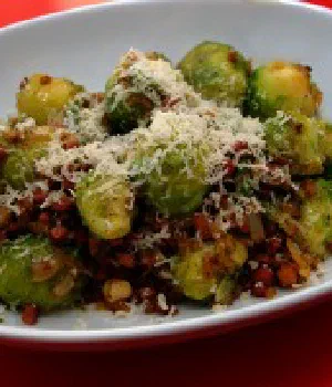 Rosenkohl mit Parmesan