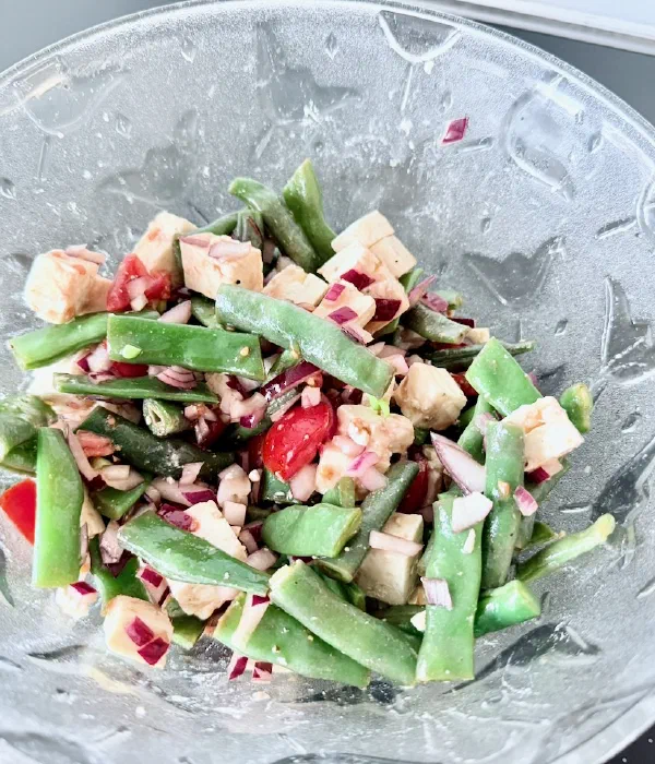 Warmer Bohnensalat