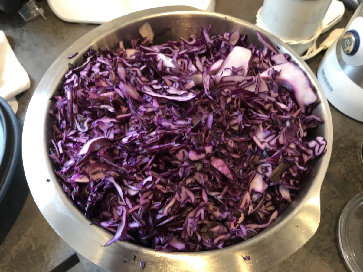 Weihnachtliches Rotkohl